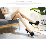 Zingj Fashion Sequins Fashion Sexy Nightclub Fish Mouth Ultra High Heel Waterproof Platform Shallow Mouth Women's Singles Shoes
