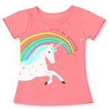 Summer Fashion Unisex Unicorn T-shirt Children Boys Short Sleeves White Tees Baby Kids Cotton Tops For Girls Clothes 3