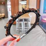 Alice Pearls Elegant Hairbands Men Women Sports Headband Double Bangs Hairstyle Make Up Hairpins Fashion Hair