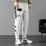 New Summer Splicing Men Large Size Casual Pants Camouflage Men Nine-Point Pants Men Trousers M-8Xl Sports Pants