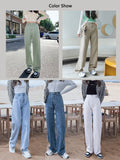Women Jeans High Waist Loose Straight Leg Femme Jean 2022 Spring Fashion Y2k Casual Streetwear Female Pants Baggy