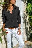 Women's Loose Lapel Long Sleeve