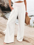 Casual Trousers Style Cotton Distressed For