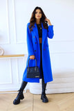 Zingj Hot Style Autumn And Winter Simple Double Breasted Long Sleeve Lapel Button Wool Coat