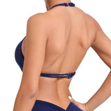Zingj Adjustable Button Hanging Neck Beautiful Back Yoga Vest Women's Tight Sports Top Quick Dry Fitness Bra 74068-Outfit