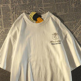 letter printing y2k aesthetic O-neck short-sleeved women sexy tops 2022 streetwear loose casual y2k tops T-shirts