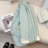Zingj Suit Jacket Female 2024 Spring New Casual Temperament Socialite Senior Sense Fried Street Popular Suit This