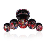 Big Rhinestone Hair Claws Crab Hairpins Crystal Hair Clips Barrettes Ponytail Girls Hair Accessories Ornaments