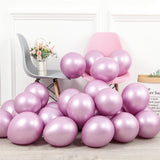 5/10/12inch Glossy Metal Pearl Latex Balloons Thick Chrome Metallic Colors helium Air Balls Globos Birthday Party