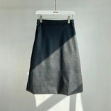 2021 New Women's PU Leather Skirt Solid High Waist A-line Skirts Casual Fashion Elegant Leather faldas