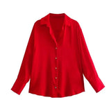 Women's Clothing In Autumn 2025 20 Color Buff Silk Densate V Collar Long-Sleeved Striped Vertical