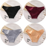 Women Cotton Panties Sexy Low Waist Female Underpants Solid Elasticity Comfortable Underwear Women Panty Lingerie