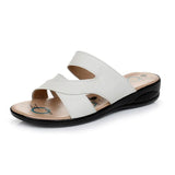 Women Slipper Shoes Genuine Leather Slide Shoes Ladies Outside Flip Flops Women Sandals Women Summer Shoes Big