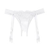 Zingj Black Silk Sling Stockings One Lace Open-Backed Pants Mood Ultra Thin Knee White Silk Stockings Uniform Temptation Garter-Outfit