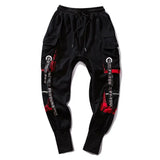 Men's Autumn And Winter Loose Tide Brand Ruffian Handsome Ins Hip-Hop Hip-Hop Wide-Legged Pants With Many