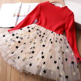 Winter Autumn Girl Dress Children Clothes Kids Dresses For Girls Party Dress Long Sleeve Knitted Sweater Toddler Girl