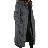 Neck Women's Oversized Sweater Coat Fashion