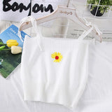 Fashion Women's Club Tank Tops Solid V neck Letter Sleevless Camisoles Tube Crop Top Bralette Sexy Ladies Summer