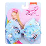 Bows Jojo Siwa Rainbow Printed Knot Ribbon Bow For Girls Handmade Boutique Hair Clip Children Hair