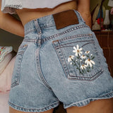 Summer Casual Shorts Female High Waist Shorts Fashion Women's Denim Shorts Boyfriend Style Denim Shorts Women's Shorts