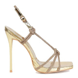 Zingj 2023 New Luxury Sexy Winding High Heel Sandals Women Slippers Women-Outfit