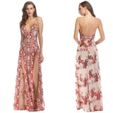 club Party Sequin maxi Dress women summer dress elegant bodycon vintage woman Long dresses clothes vestidos
