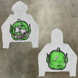 Men's Hoodie Y2K Original Hip-Hop Cartoon Graphic Print Pullover Fashion Leisure Loose Sports Shirt