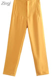 Women Pants High waist Pants Black White Pink Casual Trousers Woman Summer Fashion Trouser Funky Streetwear