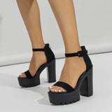 Sandals Large-Size Fashion Increased 2024 Summer New Simple Shoes With Thick