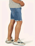 Fashion Men's Casual Straight Rolled Jeans Jeans Medium Pants-Outfit