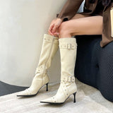 Boots Tips High And Boots Women 2025 Autumn And Winter New But Knee Boots Fine And High-Heeler Rider