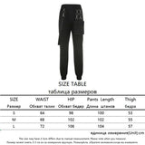 Streetwear Cargo Pants Women Casual Joggers Black High Waist Loose Female Trousers Korean Style Ladies Pants
