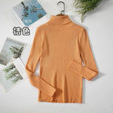 Basic Turtleneck Women Sweaters Autumn Winter Thick Warm Pullover Slim Tops Ribbed Knitted Sweater Jumper Soft Pull