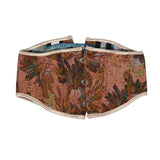 Short 3 Buckle New Oil Painting Monet Garden Belt Short Belt Outside The Fish Bone Support Strap Girded