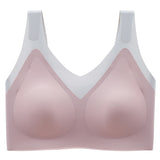 Bra For Women Seamless Latex Bra Push Up Bralette With Gathers Pad Brassiere Bra Wireless Female Intimate Comfortable