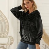 Hair Dresser Popular Style 2023 Fashion Sweater With Velvet Autumn And Winter