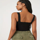 Zingj New Sweater Belt Vest Inside The Knot V Neck Without Sleffowed Wear Bottom Strapless Top Female-Outfit