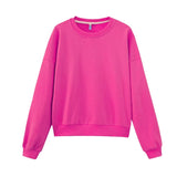 2021 Green Sweatshirts sudaderas Pull femme Harajuku Candy Color Terry Hoodies Female