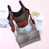 Bra Push Up Bras For Women Solid Lingerie Cotton Bralette Soft Bra Seamless Brassiere Wireless Comfort Underwear