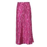 Zingj Women's Wear 2023 Summer Premium Sense French Print Skirt Women's Medium Long Fashion Fish Tail-Outfit