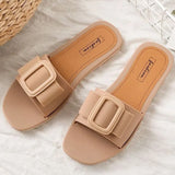 Female Summer House Women's Fashion Casual Korean Sandal Soft Home And Comfort Beach Flat Slippers For Women