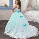 Girl Princess Dress Christmas Dress Girl Party Gown Backless Kids Girls Prom Party Dress New Year Children's