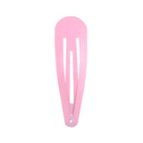 Girls Snap Hair Clips For Children Baby Hair Accessories Women Hairpins Barrettes Clip Pins BB Solid Color Metal
