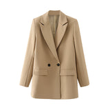 Women's Jacket Jacket Spring And Autumn Classic Repair Trend Two Buckle 23 Color