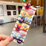Children Cute Cartoon Fruit Elastic Hair Bands Girls Baby Lovely Rubber Bands Ponytail Holder Kids Hair