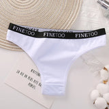 Cotton Women's Panties Letter Waist Underwear Female Underpants Comfortable Lady Low-Rise Panty Female Lingerie