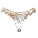 Eyelashes Lace Panties Women Underwear Low-waist Lingerie Embroidery Breathable Underpants Female G String