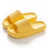 Thick Platform Slippers Summer Beach Eva Soft Sole Slide Sandals Leisure Men Ladies Indoor Bathroom Anti-slip