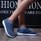 Zingj Hot Selling Breathable Lightweight Sports Casual Shoes Round Head Fashion Plus Size 43 Women's Single Shoes-Outfit