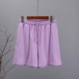 Summer 100% Cotton Sets Women 2022 New Casual Loose Two Pieces Short Sleeve T Shirts and High Waist Short Pants